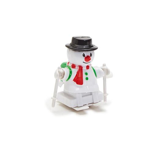 Holiday Wind-Up Skier: Snowman