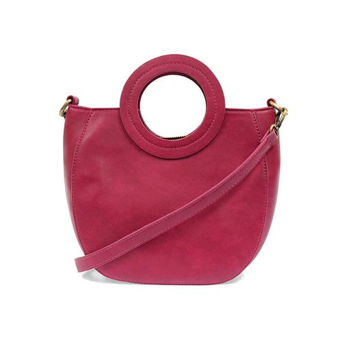 Coco Circle Handle Handbag: Fuchsia