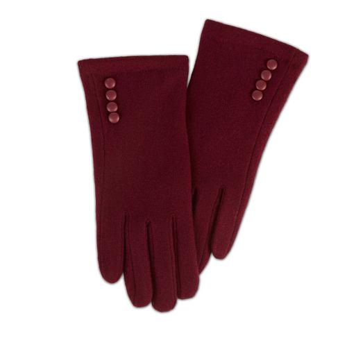 Bristol Wool Gloves: Wine