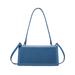  Abigail Clutch : Muted Blue Pleated
