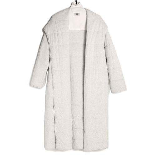 Offhour Cotton Jersey Homecoat: Heather Gray