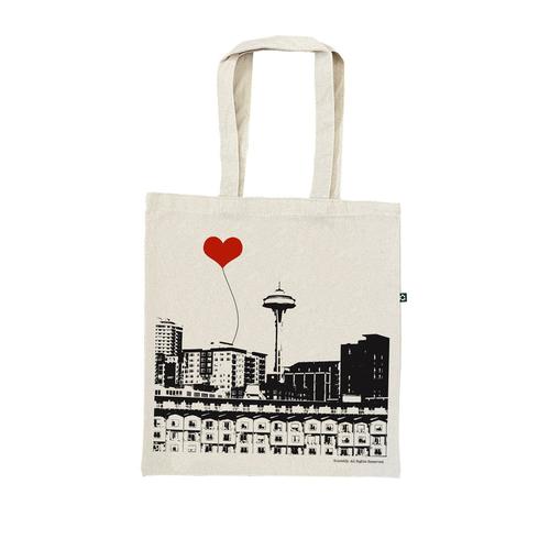 Recycled Canvas Tote: Seattle Space Needle