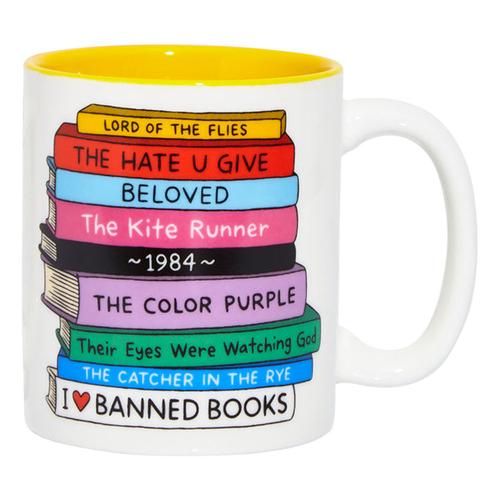 Coffee Mug: I ♥ Banned Books