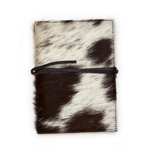 Genuine Cowhide Journal Cover: Small/Black