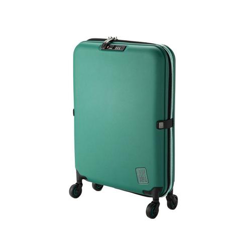Pebble Compressible Roller Suitcase: Dark Green