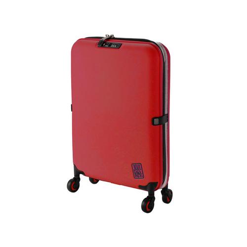 Pebble Compressible Roller Suitcase: Red