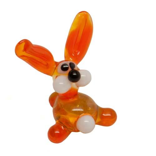 Small Glass Miniature Rabbit