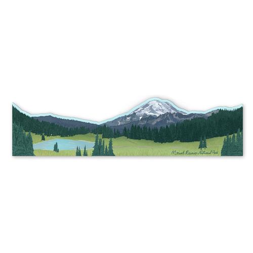 Water Bottle Sticker Wrap: Mt. Rainier Nat'l Park