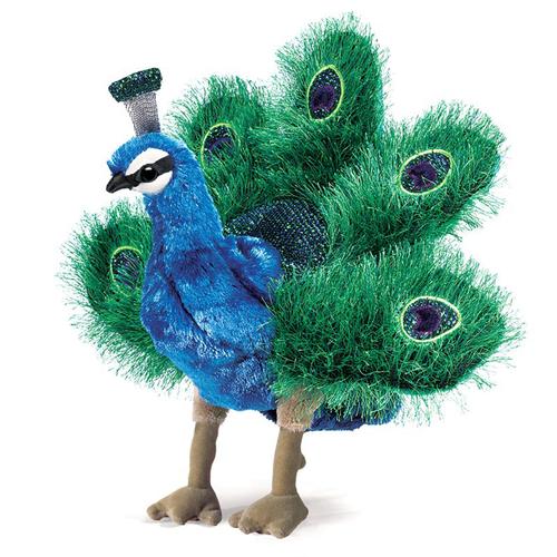 Hand Puppet: Small Peacock