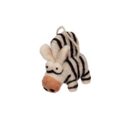 WoolBuddy Ornament: Zebra