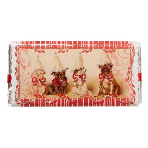 Belgian Milk Chocolate Bar: Dogs with Hats