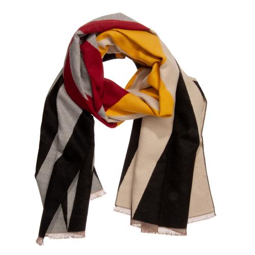 Reversible Cashmere Scarf: Geo