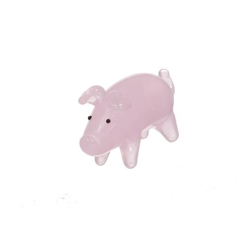 Small Glass Miniature Pig