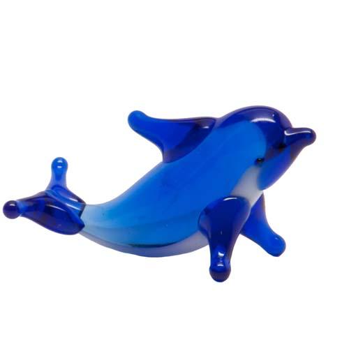 Small Glass Miniature Dolphin