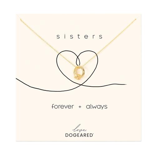 Sisters Forever + Always Love Knot Necklace