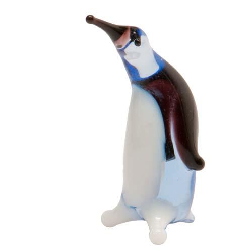 Small Glass Miniature Penguin