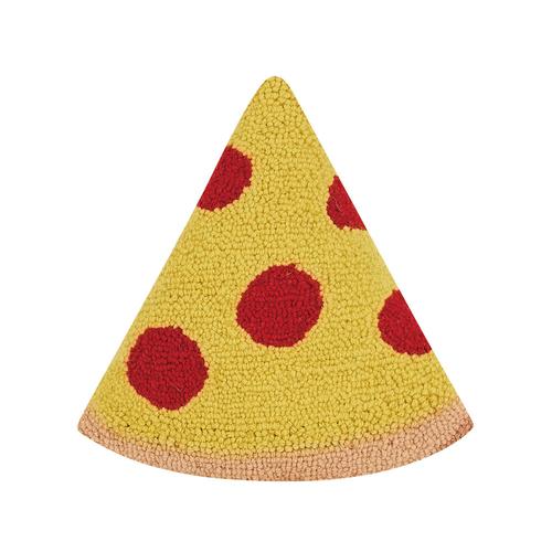 Hooked Throw Pillow: Pizza