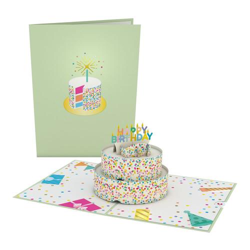 Pop-Up Birthday Card: Sprinkles Birthday Cake