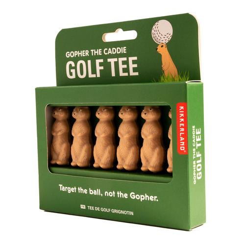 Gopher the Caddie Golf Tee