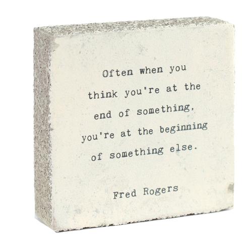 Little Gem: End Of Something (Fred Rogers)