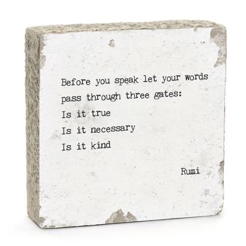 Little Gem: Before You Speak