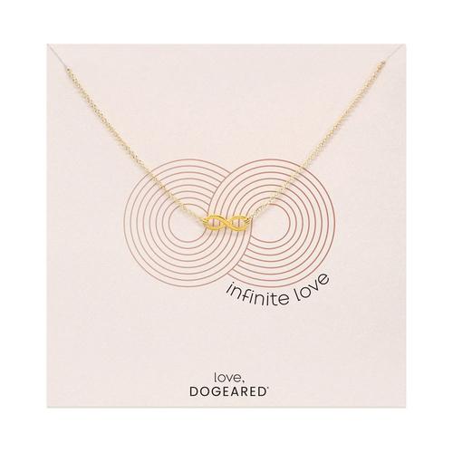 Modern Infinite Love Necklace:  Gold