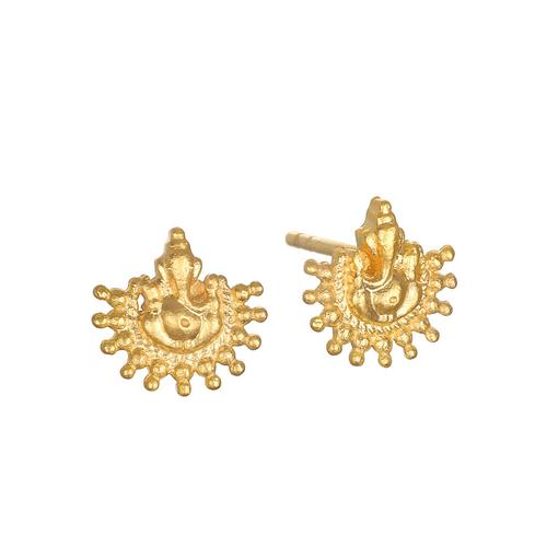 Radiant Light Ganesha Earrings
