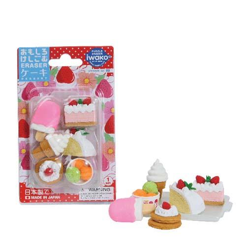 Iwako Eraser: Cake & Ice Cream