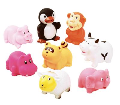  Animal Squirties Bath Toys