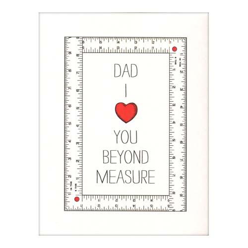 Father's Day Card: Dad Beyond Measure