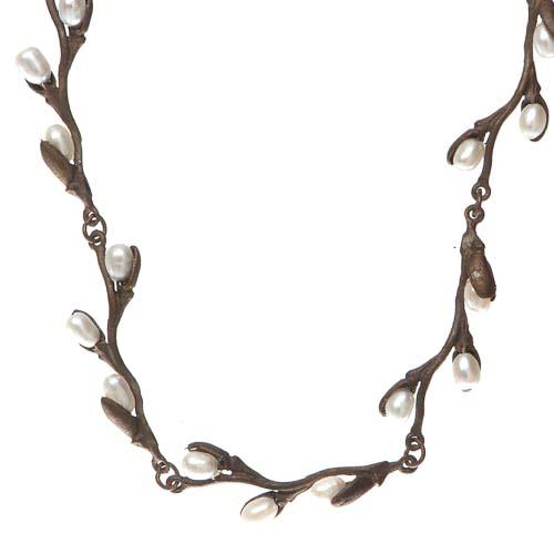  Delicate Pussy Willow Necklace