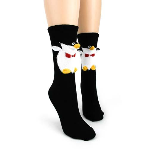 3D Socks: Happy Penguin