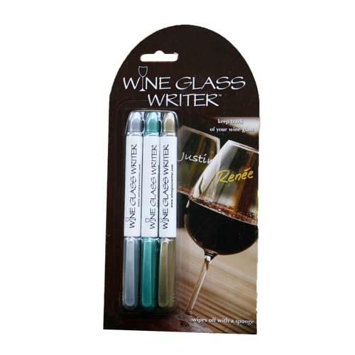 Wine Glass Writer- Metallic