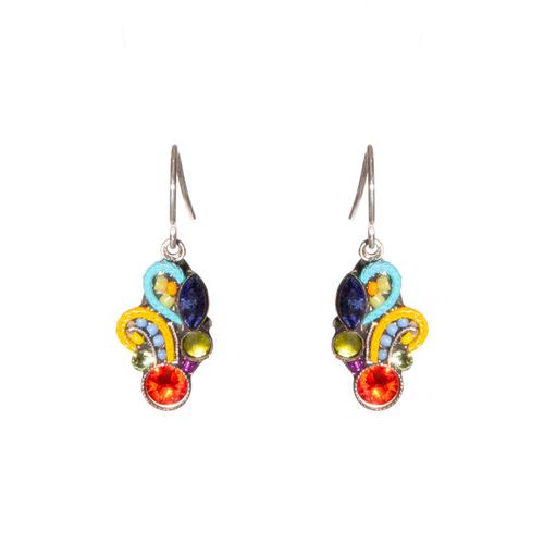 Fleur Mosaic Multicolor Earrings
