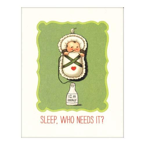 New Baby Card: Sleep
