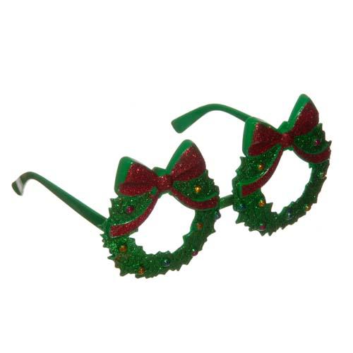 Festive Glam Glasses:Wreaths