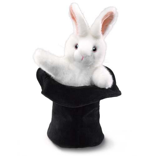 Hand Puppet: Rabbit in a Hat