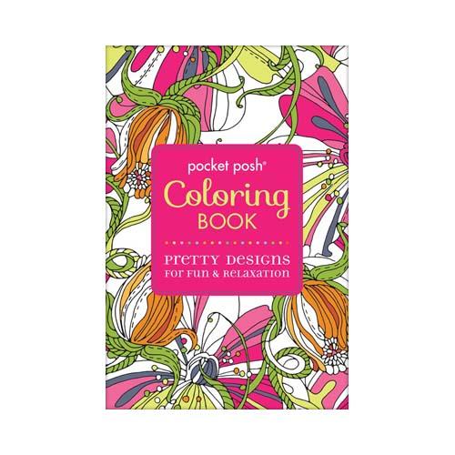  Pocket Posh Coloring Book : Pretty Designs