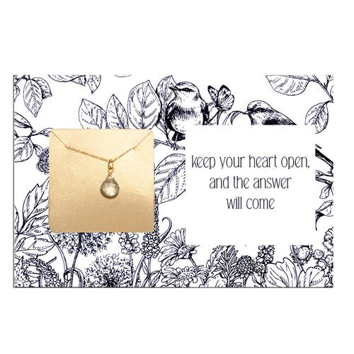 Keep Your Heart Open Necklace