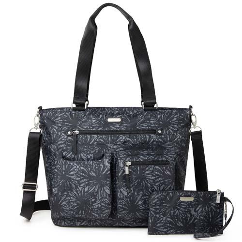 Any Day Tote: Onyx Floral
