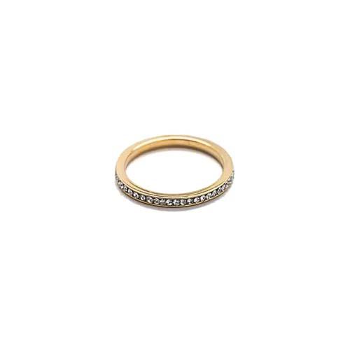 Pavé Stone Gold Stacking Ring