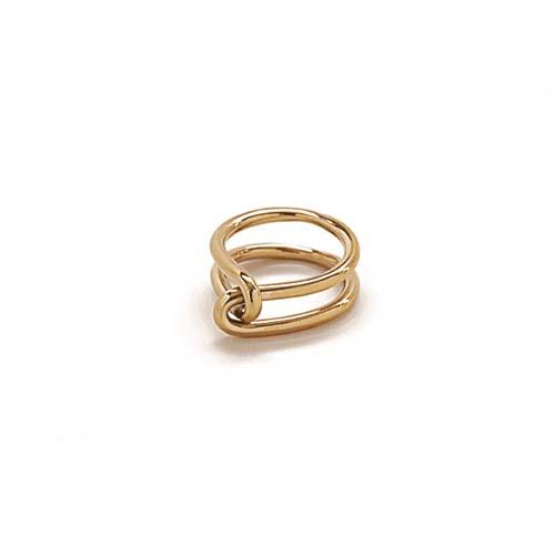 Gold Double Knot Ring