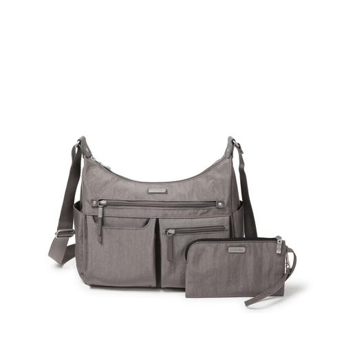 Anywhere Large Hobo Tote: Sterling Shimmer