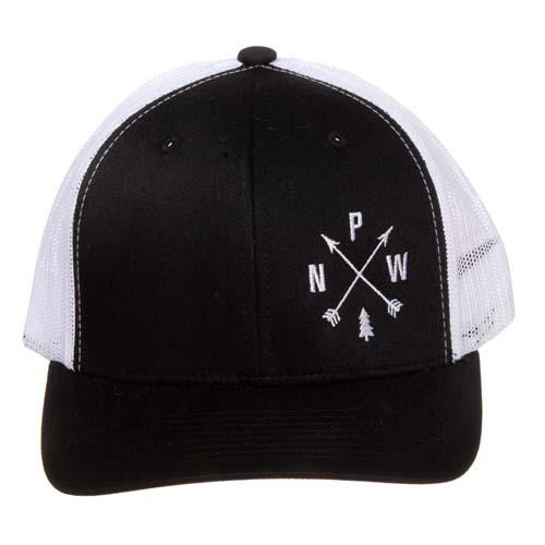 Truckers Cap: PNW Arrows/Black