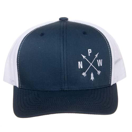 Truckers Cap: PNW Arrows/Navy