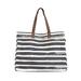  Carryall Tote : Charcoal Stripes