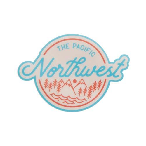  Sticker : Northwest Trees & Mountains