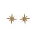  Gold Starburst Earring
