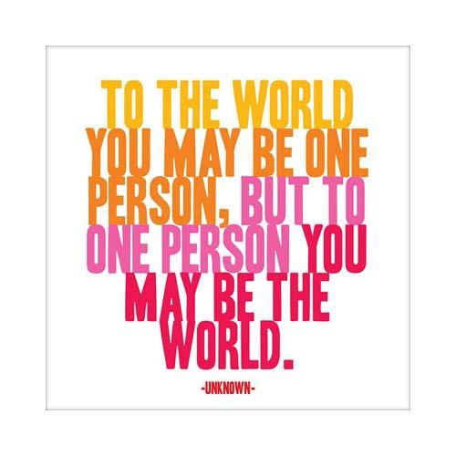 Greeting Card: To One Person