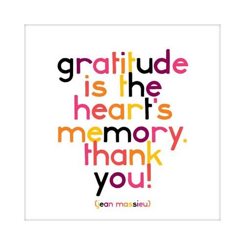 Greeting Card : Gratitude Is